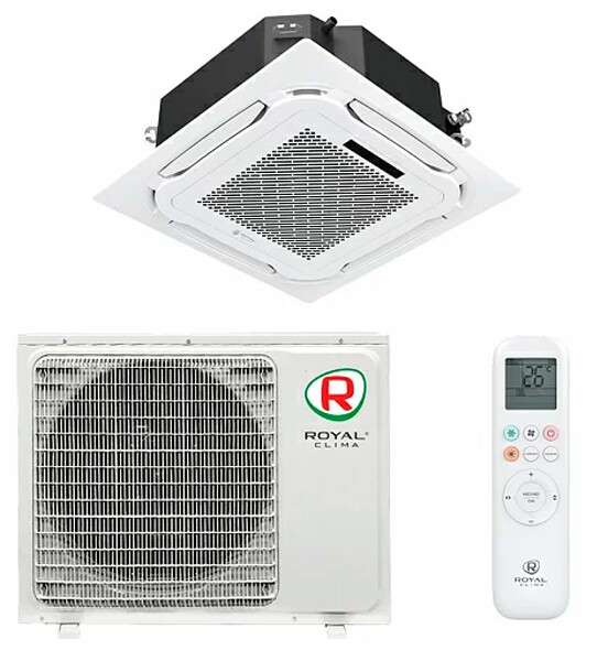 Сплит-система кассетного типа Royal Clima CO-4C 12HNX/CO-E 12HNX Сплит-система кассетного типа Royal Clima CO-4C 12HNX/CO-E 12HNX