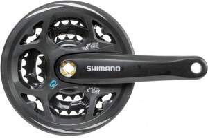 Шатун Shimano Altus черный EFCM311C888CL