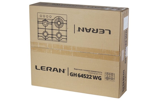 Встраиваемая газовая варочная панель Leran GH 64522 WG