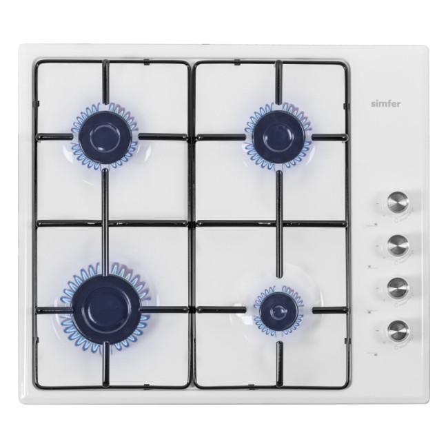 Встраиваемая газовая варочная панель Simfer H60Q40W400 Встраиваемая газовая варочная панель Simfer H60Q40W400