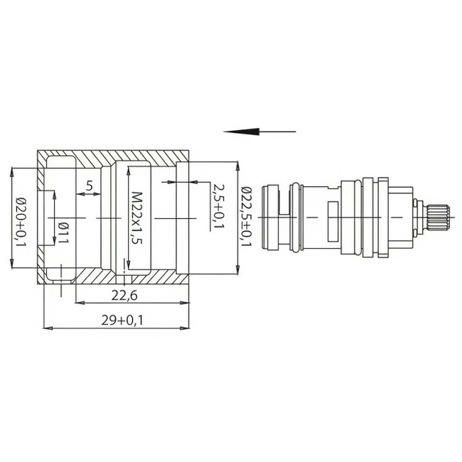 Дивертор Kaiser 0068