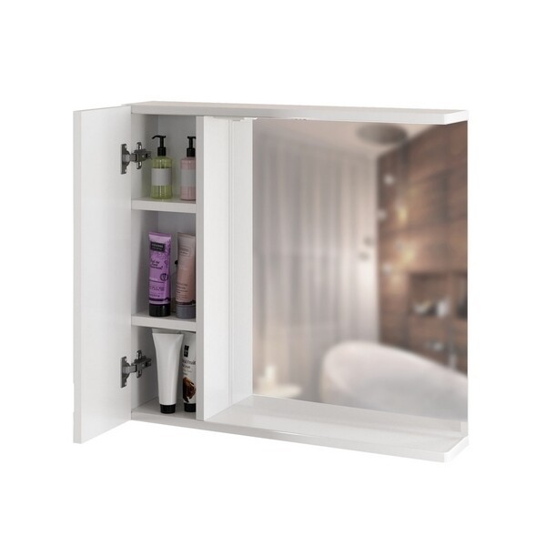 Зеркало-шкаф Mixline Квадро-75 (533267)