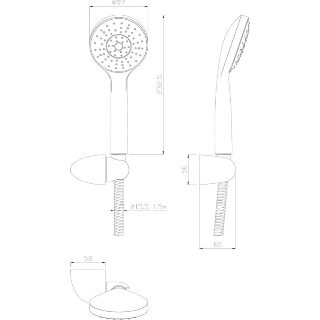 Комплект смесителей Damixa Palace One 409410001