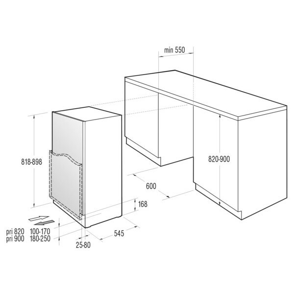 Встраиваемая морозильная камера Korting KSI 8259 F Встраиваемая морозильная камера Korting KSI 8259 F