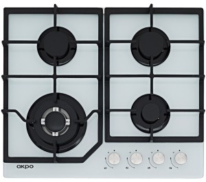 Встраиваемая газовая варочная панель Akpo PGA 604 FGC WH