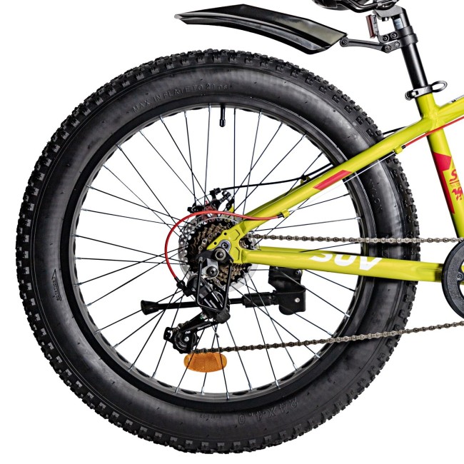 Велосипед Novatrack FATBIKE 24 SUV зеленый (24AHD.SUV.13GN4) Велосипед Novatrack FATBIKE 24 SUV зеленый (24AHD.SUV.13GN4)