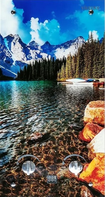 Газовый проточный водонагреватель Vilterm S10 Glass Горы Газовый проточный водонагреватель Vilterm S10 Glass Горы