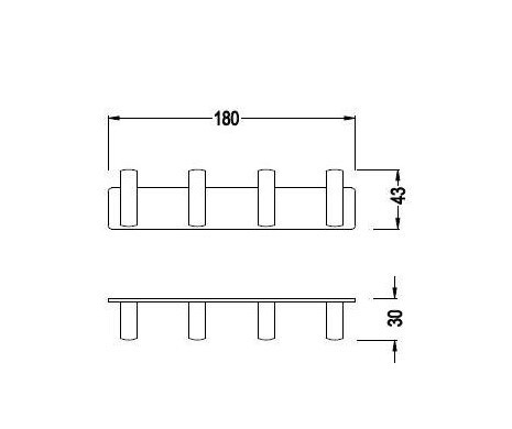 Планка с крючками Schein 5022003 Планка с крючками Schein 5022003