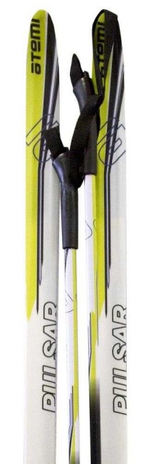 Лыжный комплект Atemi Pulsar 170 75 мм wax (с палками) Лыжный комплект Atemi Pulsar 170 75 мм wax (с палками)