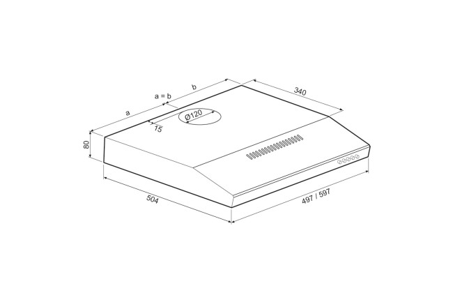 Вытяжка Kronasteel JESSICA slim 600 inox push button Вытяжка Kronasteel JESSICA slim 600 inox push button