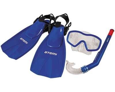 Набор для плавания Atemi 24200 28-31 синий