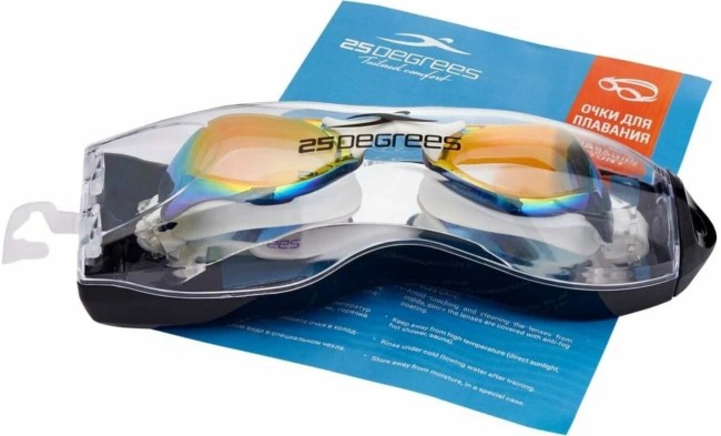 Очки для плавания 25degrees Sonic Mirror 25D21012M Black Очки для плавания 25degrees Sonic Mirror 25D21012M Black