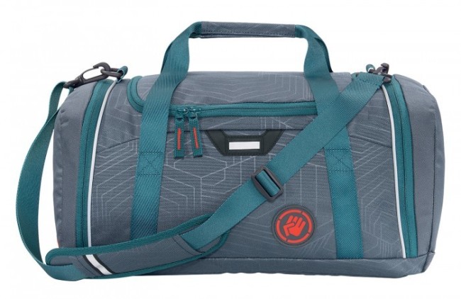Сумка спортивная Coocazoo SporterPorter Streetman серый/бирюзовый Сумка спортивная Coocazoo SporterPorter Streetman серый/бирюзовый
