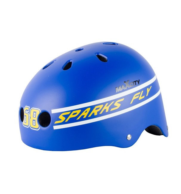 Шлем для роллеров MaxCity ROLLER Strike голубой (S) Шлем для роллеров MaxCity ROLLER Strike голубой (S)