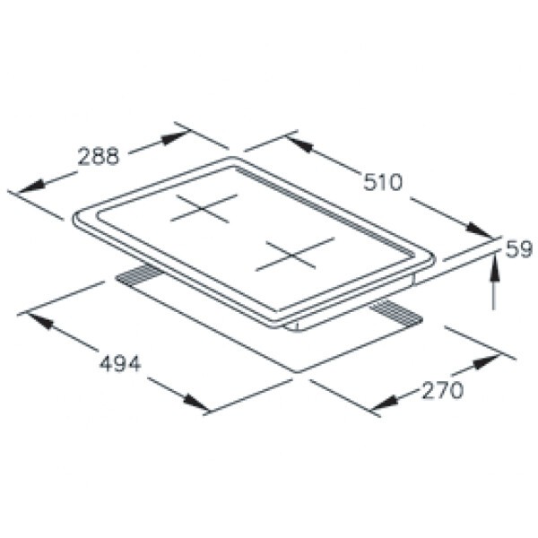 Встраиваемая газовая варочная панель Hotpoint-Ariston DGPK 20 X RU/HA Встраиваемая газовая варочная панель Hotpoint-Ariston DGPK 20 X RU/HA