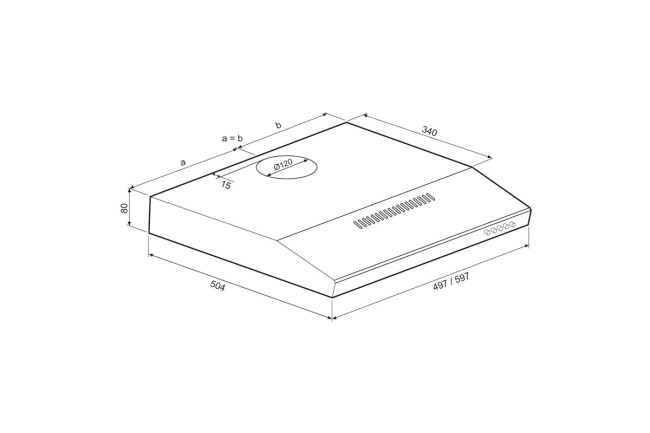 Вытяжка Kronasteel Jessica slim 600 black PB Вытяжка Kronasteel Jessica slim 600 black PB
