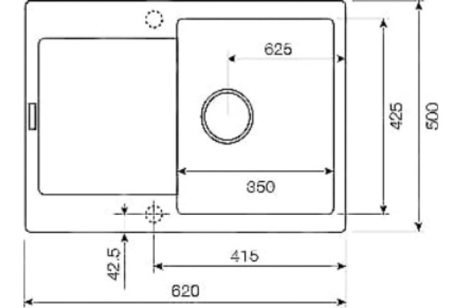 Кухонная мойка Kuppersberg Modena 1B1D ecru Кухонная мойка Kuppersberg Modena 1B1D ecru