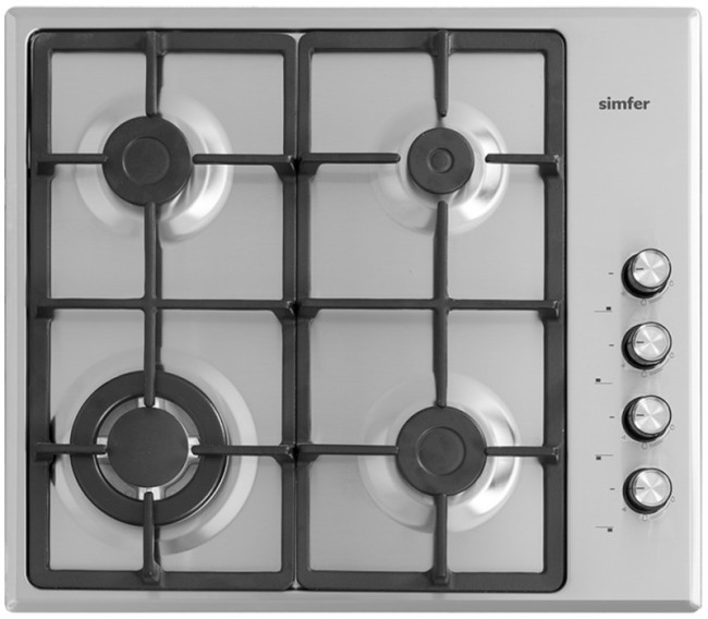 Встраиваемая газовая варочная панель Simfer H60Q41M416