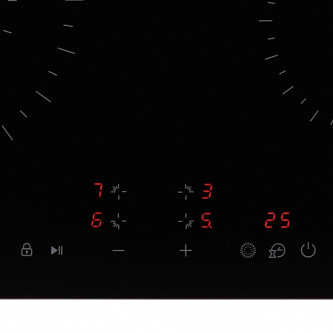 Встраиваемая электрическая варочная панель Krona Zauber 60 BL 1DZTK