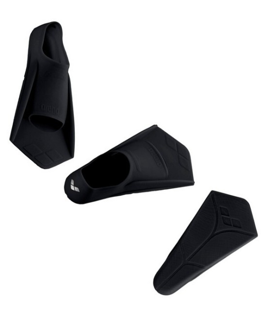 Ласты Arena Powerfin Black/Silver (35-36)