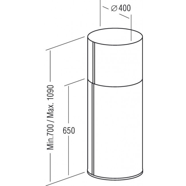 Островная вытяжка Cata ISLA FARO X /B