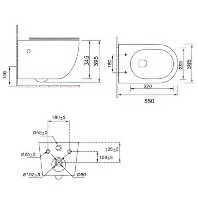 Унитаз подвесной Grossman GR-4411SWS Унитаз подвесной Grossman GR-4411SWS