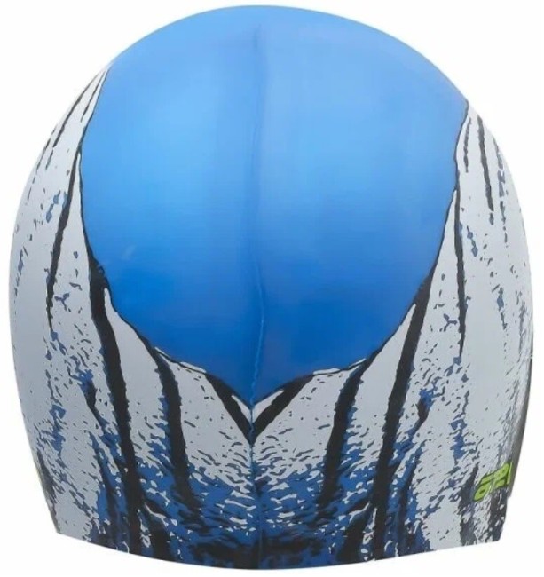 Шапочка для плавания Atemi PSC301 силикон, син.(тигр), дет.