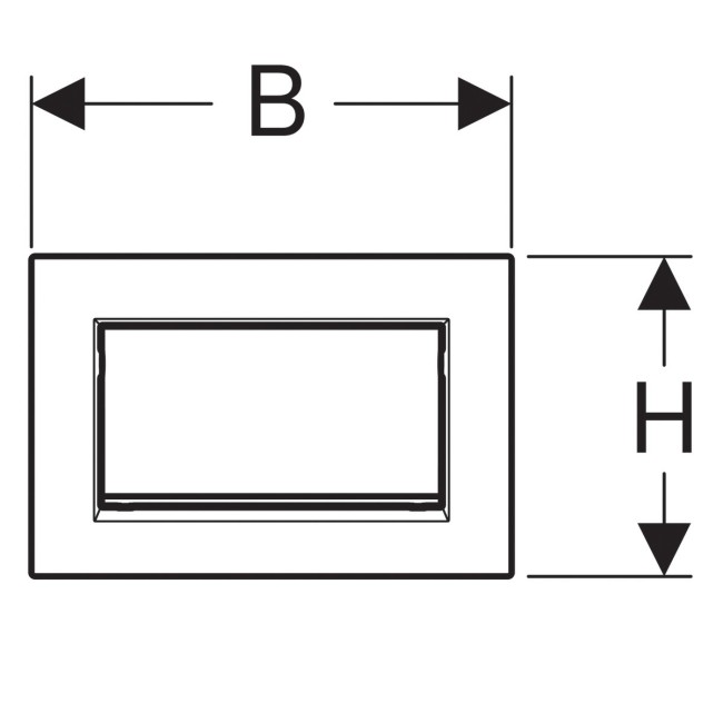 Клавиша смыва Geberit Sigma 30 (115.893.JT.1)