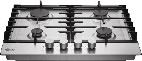 Встраиваемая газовая варочная панель LG HU641BAG