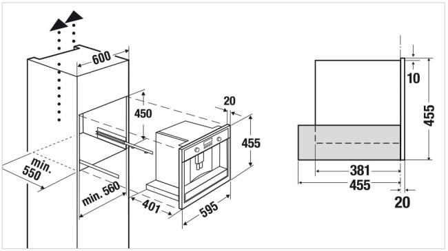 Встраиваемая кофемашина Kuppersbusch CKV 6550.0 W3 белый