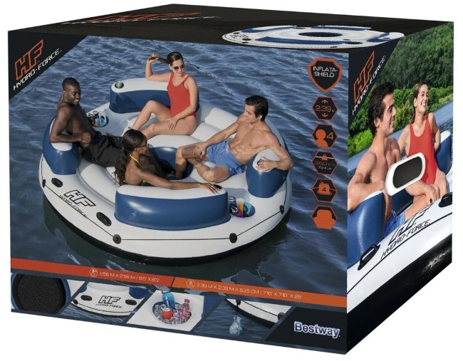 Надувной матрас-остров Bestway 43536 BW Надувной матрас-остров Bestway 43536 BW