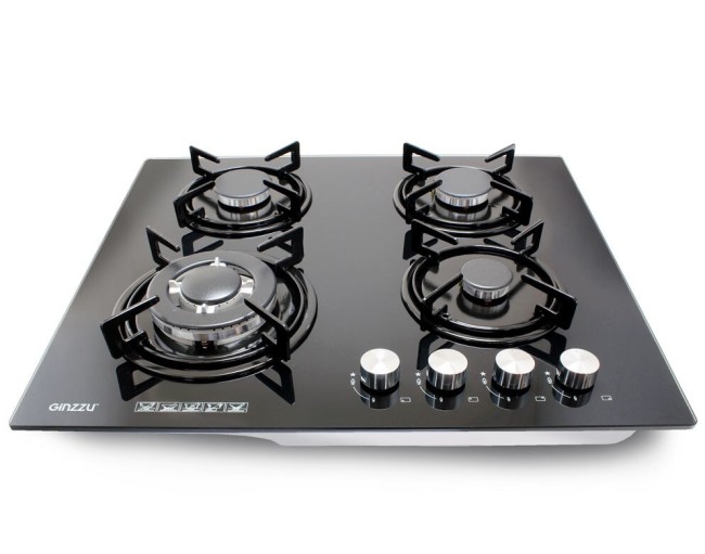 Встраиваемая газовая варочная панель Ginzzu HCG-445 Встраиваемая газовая варочная панель Ginzzu HCG-445