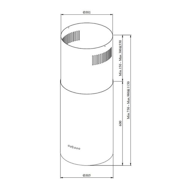 Островная вытяжка Korting KHA 39970 N Cylinder Островная вытяжка Korting KHA 39970 N Cylinder