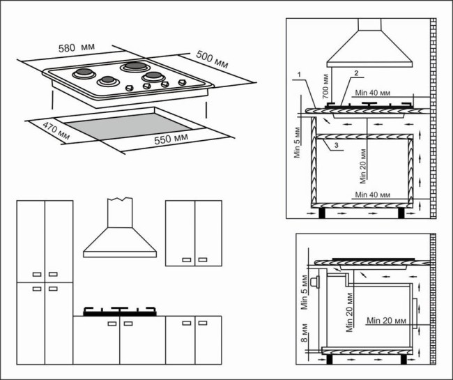 Встраиваемая газовая варочная панель Electronicsdeluxe 5840.00 гмв-003 ЧР Встраиваемая газовая варочная панель Electronicsdeluxe 5840.00 гмв-003 ЧР