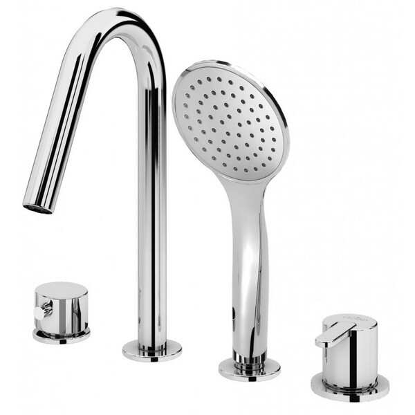 Смеситель на борт ванны Cezares (LEAF-BVDM4-01) хром Смеситель на борт ванны Cezares (LEAF-BVDM4-01) хром