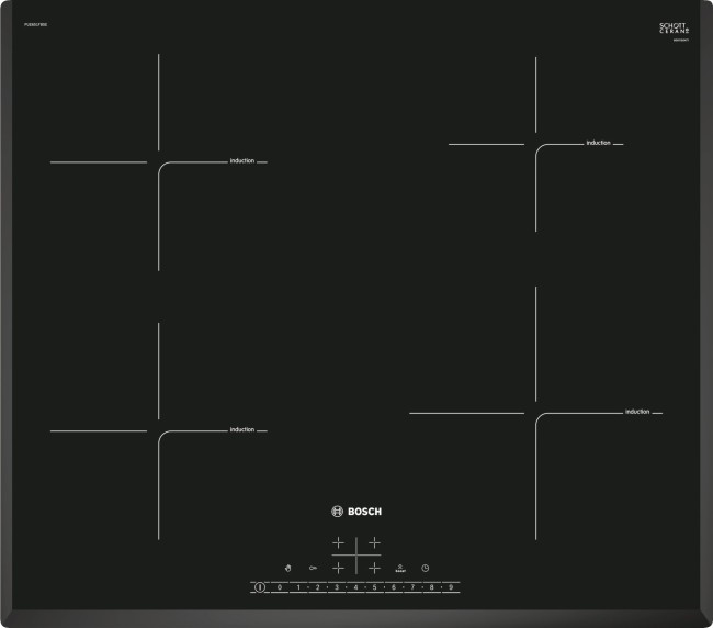 Встраиваемая индукционная варочная панель Bosch PUE651FB5E