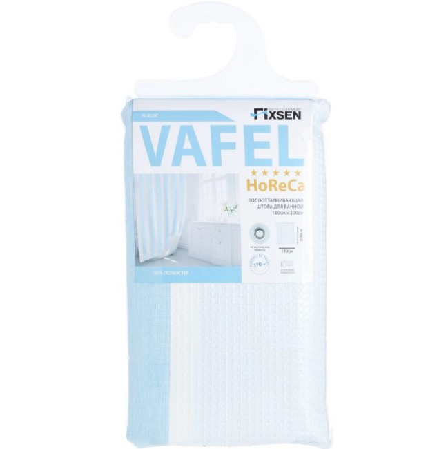 Шторка для ванной Fixsen Vafel FX-5020C Шторка для ванной Fixsen Vafel FX-5020C