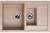 Кухонная мойка Kuppersberg Modena 1,5B1D sand Кухонная мойка Kuppersberg Modena 1,5B1D sand