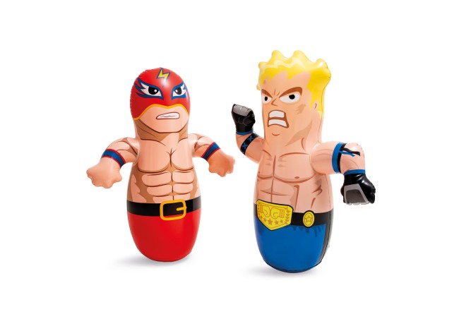 Надувная игрушка-неваляшка 2 вида Intex Боксер и Борец 44672
