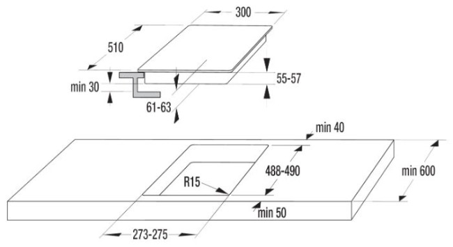 Встраиваемая электрическая варочная панель Gorenje ECT 330-ORA-B