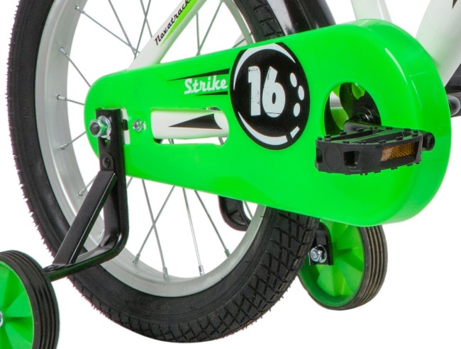 Велосипед Novatrack 163STRIKE.WTG20 белый/зеленый (139647) Велосипед Novatrack 163STRIKE.WTG20 белый/зеленый (139647)
