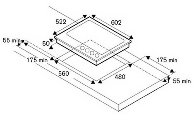 Встраиваемая газовая варочная панель La Germania P6401D9X Встраиваемая газовая варочная панель La Germania P6401D9X