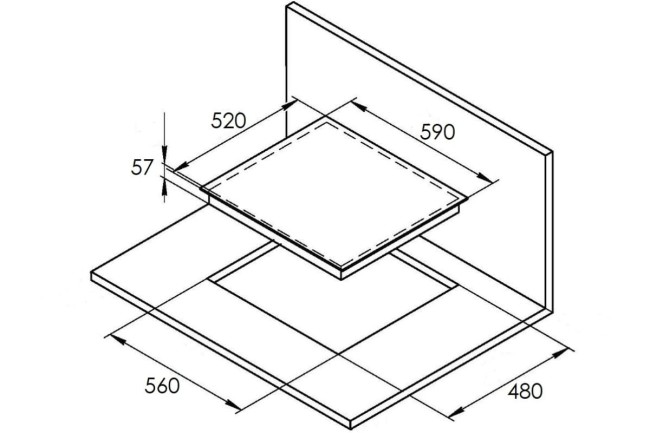 Встраиваемая индукционная варочная панель Monsher MHI 6112