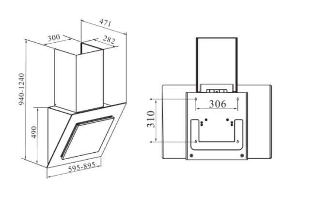 Каминная вытяжка Zigmund & Shtain K 215.61 B Каминная вытяжка Zigmund & Shtain K 215.61 B