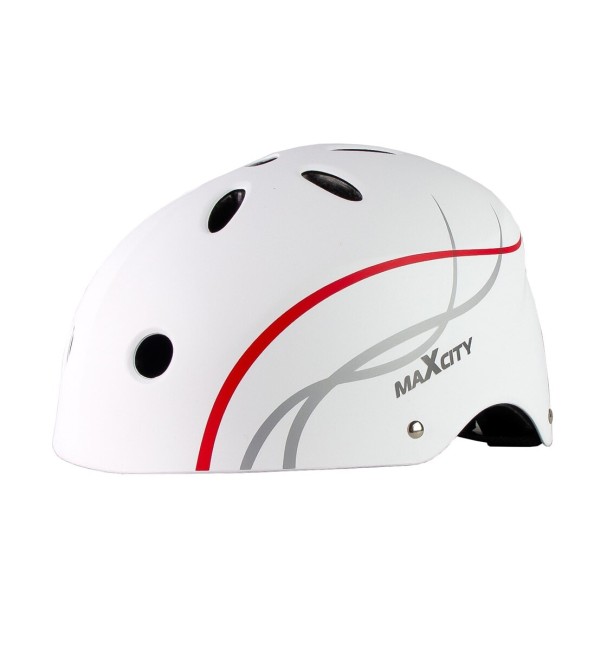 Шлем для роллеров MaxCity ROLLER LINER белый (M)