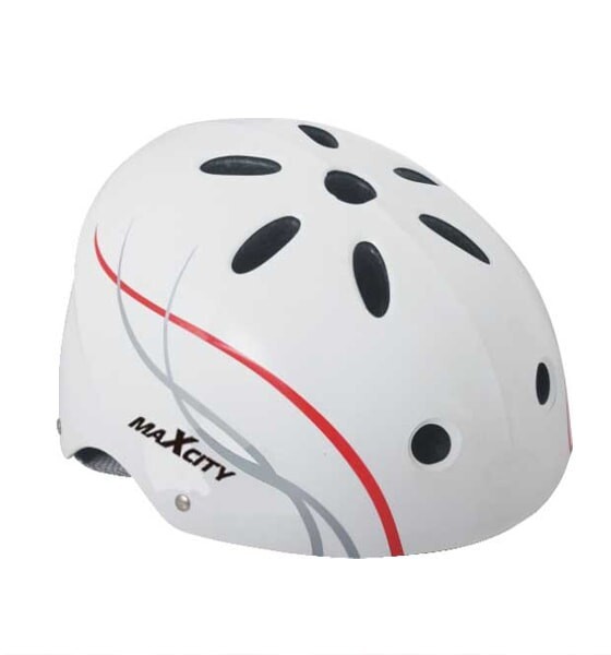 Шлем для роллеров MaxCity ROLLER LINER белый (M)