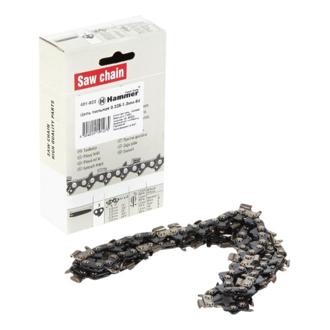 Цепь пильная Hammer Flex 0,325''-1,3мм-64 (401-923)