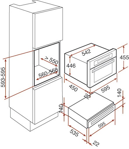 Встраиваемый шкаф для подогрева посуды Teka CP 15 GS Встраиваемый шкаф для подогрева посуды Teka CP 15 GS