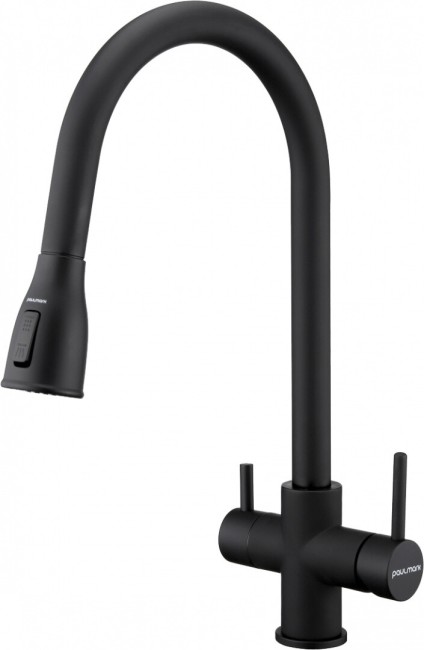 Смеситель для кухни Paulmark LANGE антрацит Смеситель для кухни Paulmark LANGE антрацит