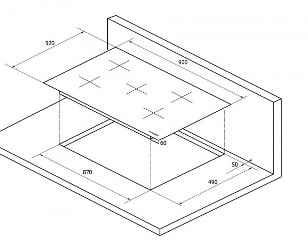 Встраиваемая индукционная варочная панель Kuppersberg IMS 901 Встраиваемая индукционная варочная панель Kuppersberg IMS 901